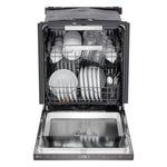 LG Smudge Resistant Black Stainless Steel 46dB Top Control Dishwasher with FlushFit™ Design, QuadWash® Pro and AutoVentDry™ - LDNPQ555D