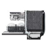 LG Smudge Resistant Black Stainless Steel 46dB Top Control Dishwasher with FlushFit™ Design, QuadWash® Pro and AutoVentDry™ - LDNPQ555D