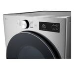 LG Graphite Steel Smart Electric Dryer with AI SensorDry and TurboSteam (7.4 cu. ft.) - DLEX5800V