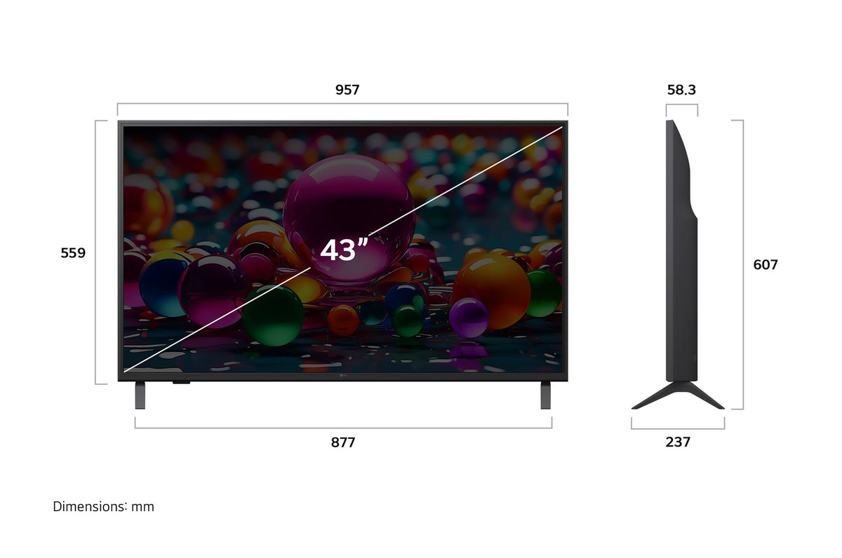 LG 43" 4k Smart UHD TV - 43UA7700PUB