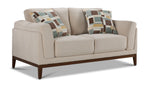 Madrid Sofa, Loveseat and Chair Set - Beige
