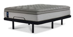 Sealy Posturepedic® Plus Sterling Milana II Luxury Plush Eurotop Queen Mattress and L2 Motion Pro Adjustable Base