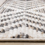 Golden Peaks 5'3" x 7'7" Tribal Area Rug - Grey, Yellow