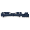 Orleans Sofa, Loveseat and Chair Set - Blue