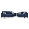 Orleans Sofa and Loveseat Set - Blue