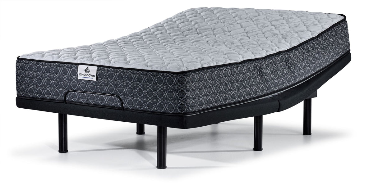 Kingsdown Oxford Firm Tight Top Twin XL Mattress and L2 Motion Pro Adjustable Base