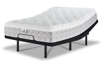 Kingsdown Quinlan Plush Euro Top full mattress on an L2 Pro adjustable base with head and foot raised