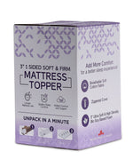 So Sleepy 3" One-Sided Soft and Firm Queen Mattress Topper