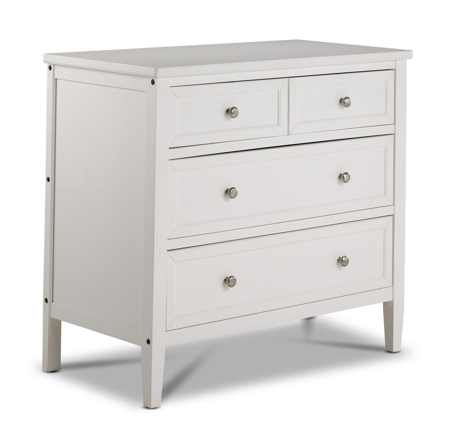 Delta Children Saint 3 Drawer Dresser- Bianca White