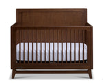 Delta Children Spencer 6-in-1 Convertible Crib - Teak Brown