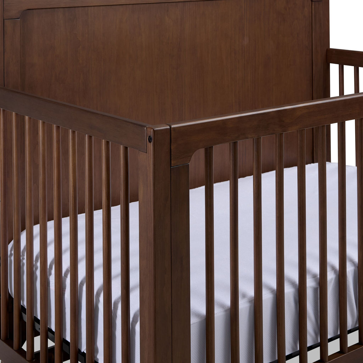 Delta Children Spencer 6-in-1 Convertible Crib - Teak Brown