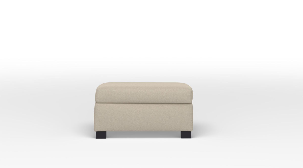 Jayden Rectangular Ottoman - Arlo Beige