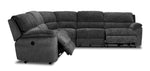 Vandelay 5-Piece Dual Power Reclining Sectional - Grey