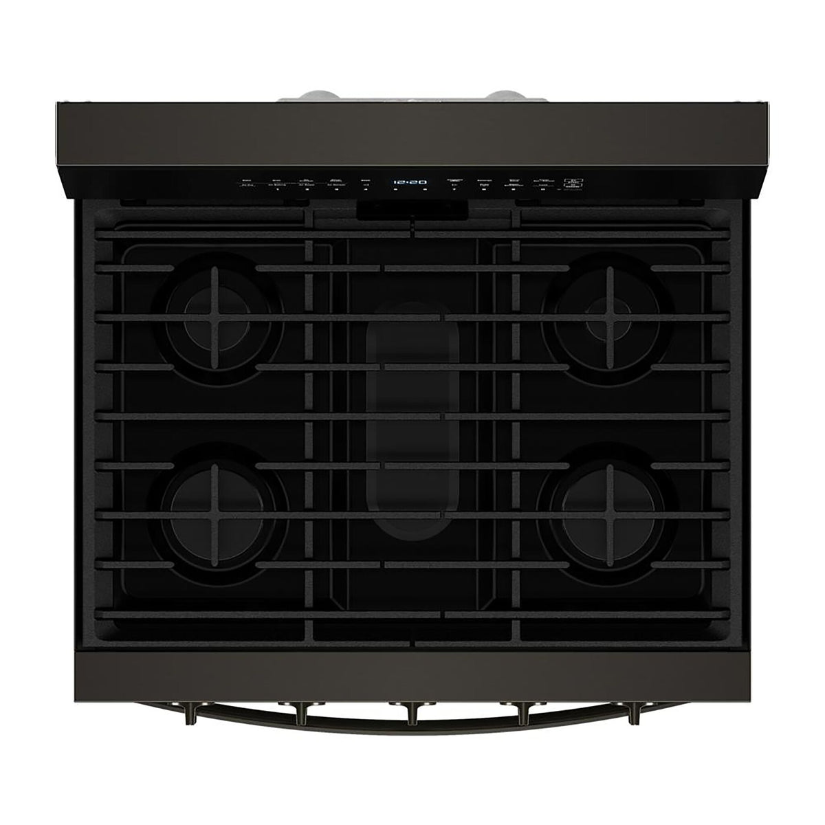 Whirlpool Print Resistant Black Stainless Gas Freestanding Range (5 Cu.Ft) - WFGS7530RV