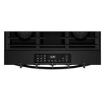 Whirlpool Black-on-Stainless Slide-In Gas Convection Range (5 cu.ft.) - WSGS5030SV