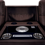 In Harmony - Zeppelin Power Reclining Sofa, Loveseat and Recliner Set - Brown