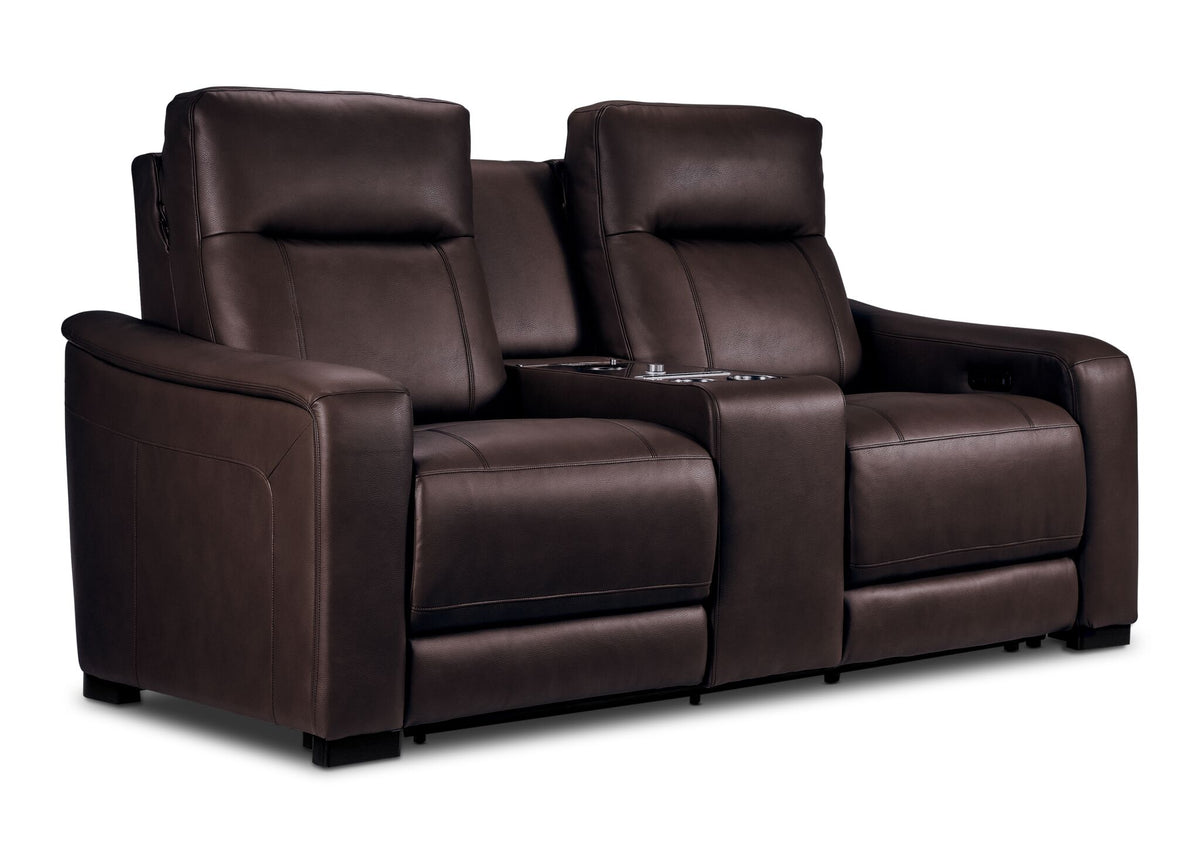 In Harmony - Zeppelin Power Reclining Sofa, Loveseat and Recliner Set - Brown