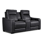 In Harmony - Zeppelin Power Reclining Loveseat - Dark Grey
