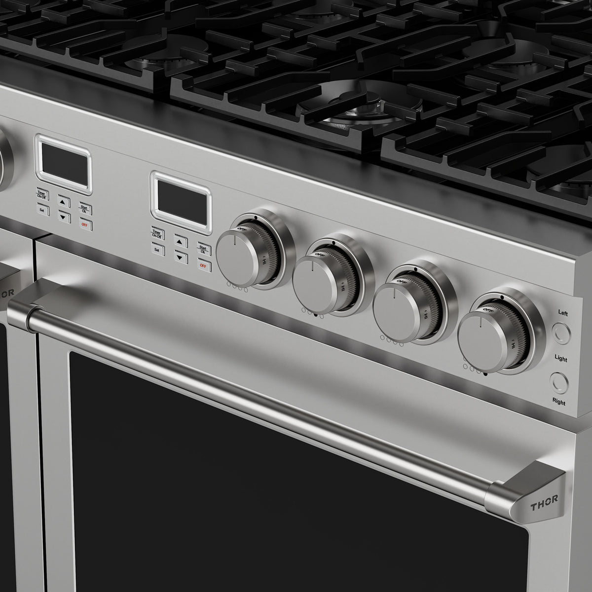 Thor Kitchen Stainless Steel Gas Range - Contemporary Professional (7.6 Cu. Ft.) - ARG48