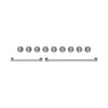 Thor Kitchen Stainless Steel Handle and Knob Kit for 48” Gas Range - CKA-RG48-SS