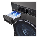LG Black Stainless Steel Wash Tower™ 5.2 Cu. Ft. Front Load Washer and 7.4 Cu. Ft. Gas Dryer - WKGX201HBA