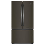 Whirlpool 36" 24 Cu. Ft. Black Stainless Steel Counter Depth French Door Refrigerator - WRFC3036RV