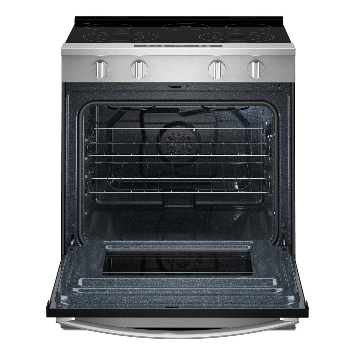 Whirlpool Fingerprint Resistant Stainless Steel Slide-In Smart Electric Convection Range (5.3 Cu. Ft.) - YWSES4530TZ