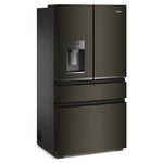 Whirlpool 36" 22.0 Cu. Ft. Black Stainless Steel Counter-Depth 4-Door French Door Refrigerator – WRMC5036RV