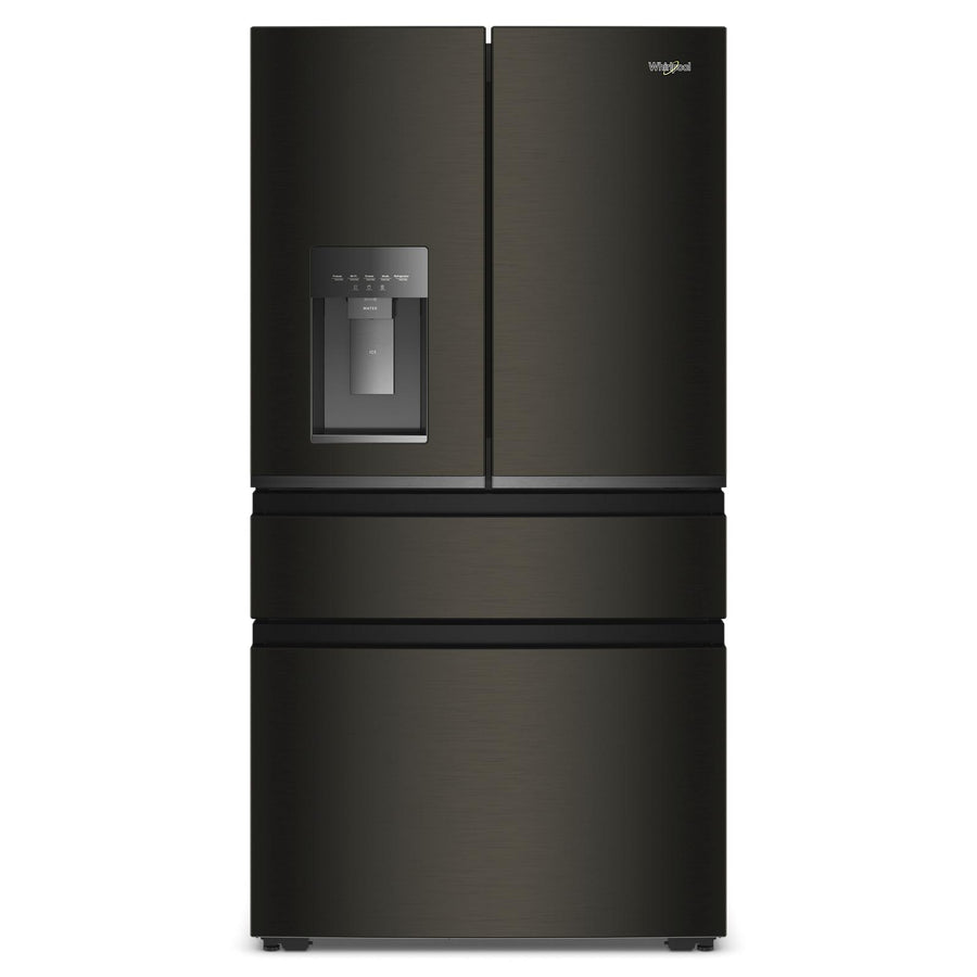Whirlpool 36" 22.0 Cu. Ft. Black Stainless Steel Counter-Depth 4-Door French Door Refrigerator – WRMC5036RV