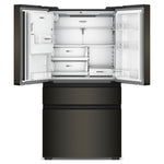 Whirlpool 36" 22.0 Cu. Ft. Black Stainless Steel Counter-Depth 4-Door French Door Refrigerator – WRMC5036RV