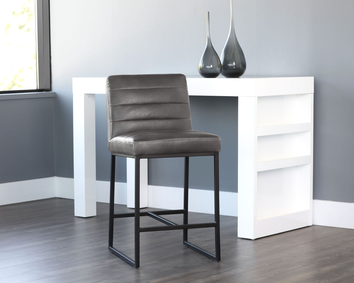 Spyros Counter Stool - Grey