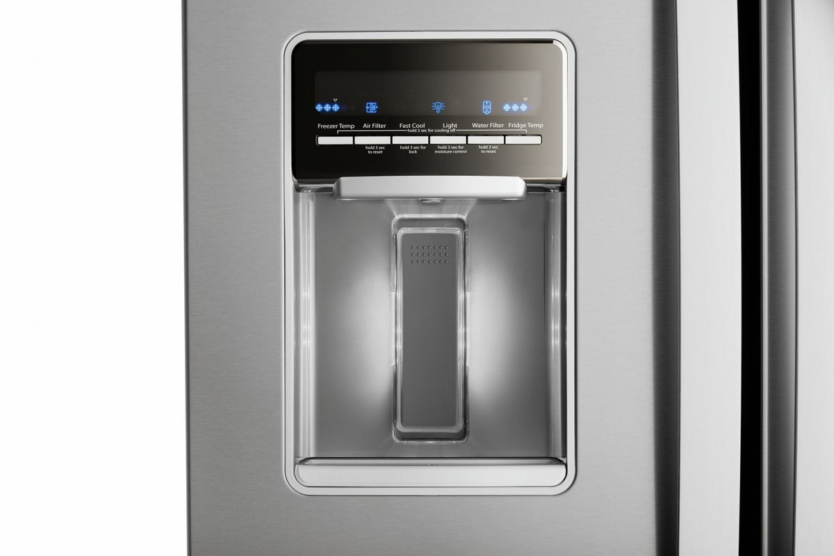 Whirlpool 30" 20 Cu. Ft. Fingerprint Resistant Stainless Steel French Door Refrigerator - WRF560SEHZ