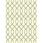 Fiona Geometric Area Rug - 5' X 7' - Cream/Black