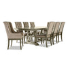 Cleopatra 9-Piece Extendable Dining Set - Oak