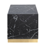 Helios End Table - Black and Gold
