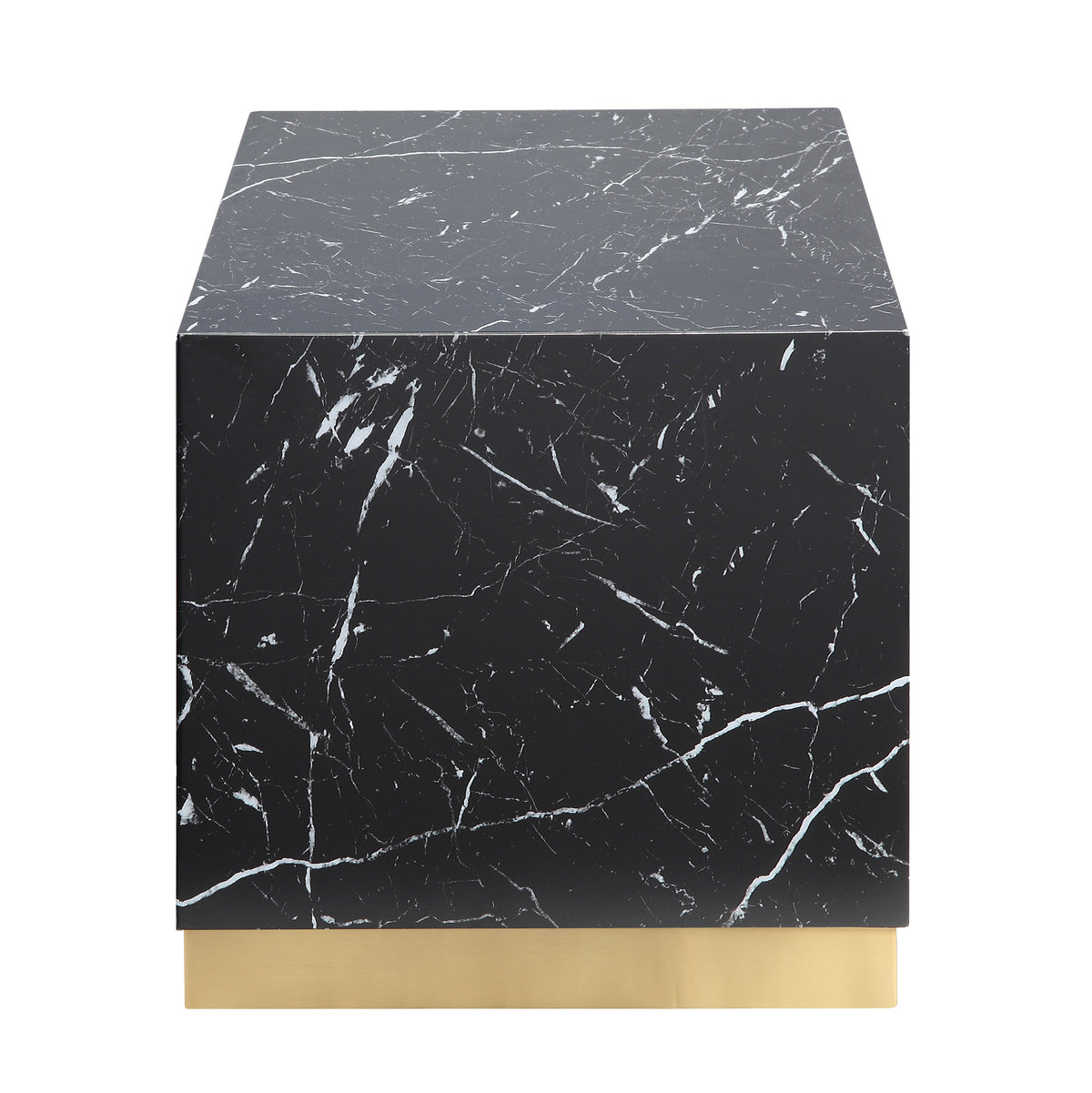 Helios End Table - Black and Gold