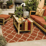 Calypso 4770D Lattice Indoor/Outdoor Area Rug (6'7" x 9'6")