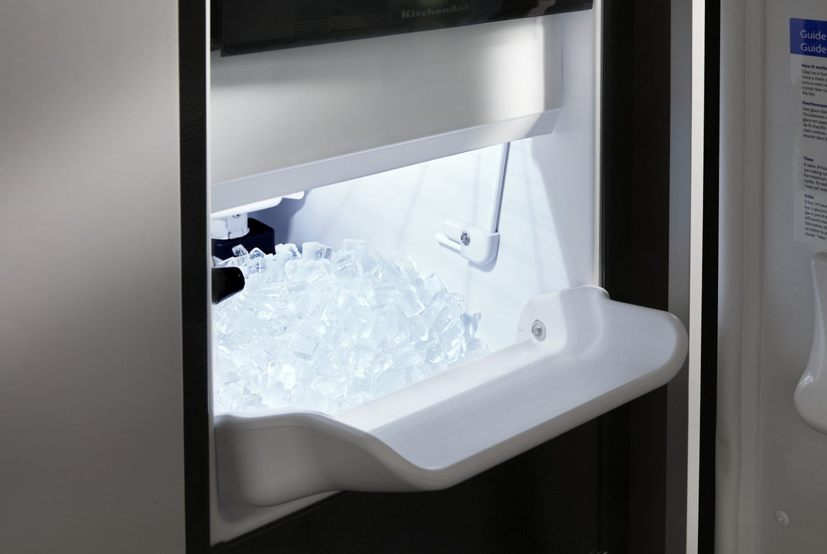 KitchenAid Black Automatic Ice Maker (15 inch.) - KUIX335HBL