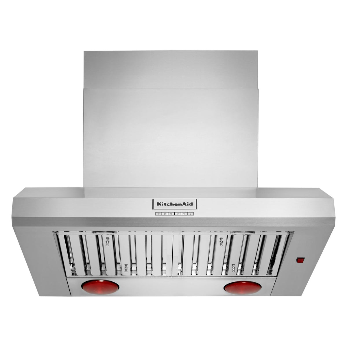 KitchenAid Stainless Steel 36" Commercial-Style 585-1170 CFM Wall-Mount Canopy Range Hood without motor - KVWC956KSS