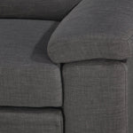 Tessaro Pop-Up Sofa Bed with Left-Facing Chaise - Charcoal