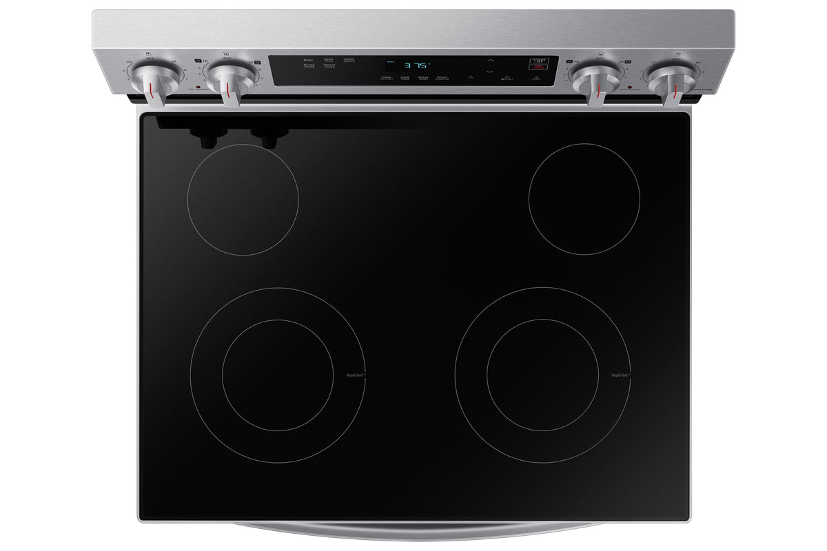 Samsung Stainless Steel Freestanding Electric Range with Wi-Fi (6.3 Cu.Ft) - NE63A6111SS/AC