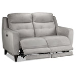 Lucas Power Reclining Loveseat - Silver Grey