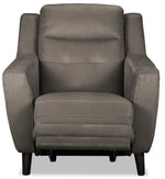 Lucas Power Recliner - Dark Grey