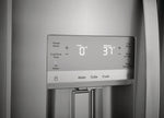 Frigidaire Gallery 36" 22.2 Cu. Ft. Stainless Steel Counter-Depth Side-by-Side Refrigerator - GRSC2352AF