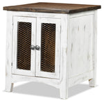 Pueblo Coffee Table and Two End Table Set - White