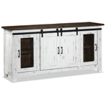 Pueblo 70" TV Stand - Weathered White