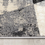 Siecle Triangle Shapes Area Rug - 3' X 5' - Cream/Beige