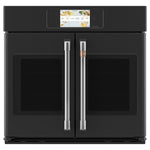Café Matte Black 30" Built-In French-Door Single Convection Wall Oven (50 Cu.Ft) - CTS90FP3ND1