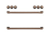 Café™ Brushed Copper Front Control Induction Knobs and Handles Set - CXFCHHKPMCU