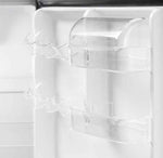 Danby 23.5" 10.1 Cu. Ft. Black And Stainless Look Top-Freezer Refrigerator - DFF101B1BSLDB